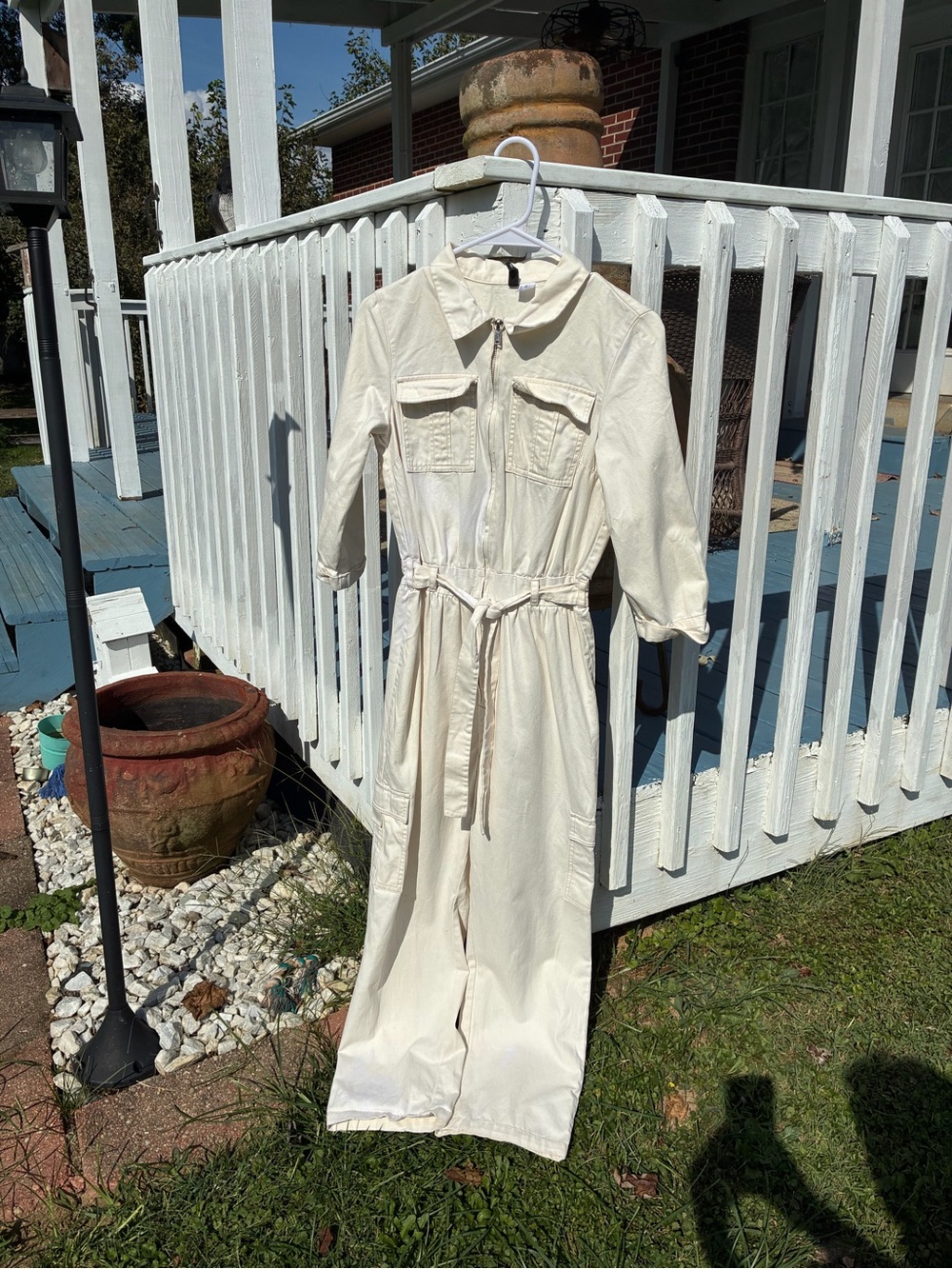 Utility Worker Style Jumpsuit